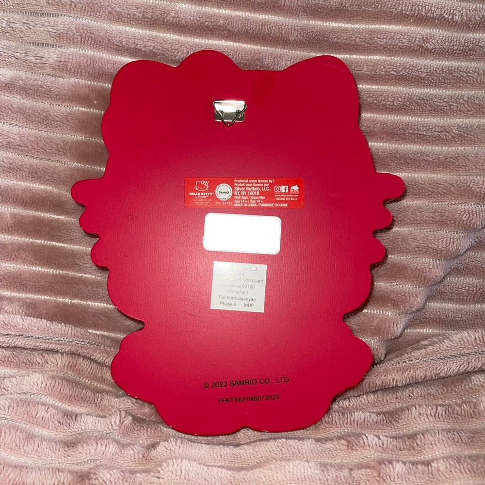 Hello Kitty Christmas Tree Sign Plaque - Picture 2 of 3